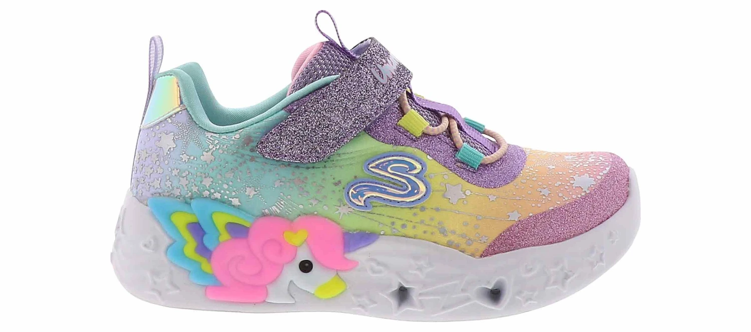 Skechers Unicorn Charmer Twilight Toddler Girls’ (7-10) Light-Up Casual Shoe 1 Skechers Unicorn Charmer Twilight Toddler Girls’ (7-10) Light-Up Casual Shoe