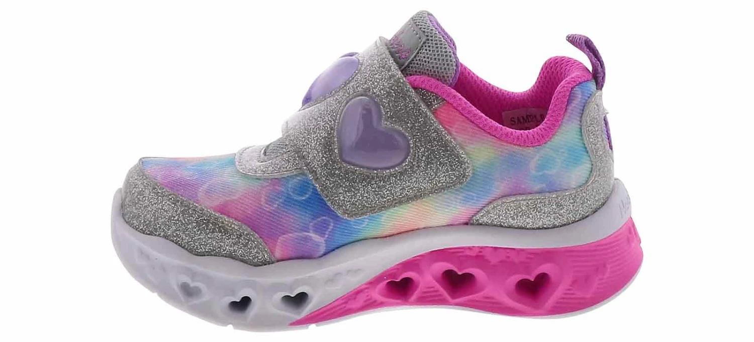 Skechers Flutter Heart Lights Girls’ (5-10) Running Shoe 4 Skechers Flutter Heart Lights Girls’ (5-10) Running Shoe - Image 4