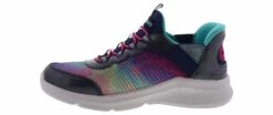Skechers Slip-Ins Dreamy Lites Girls’ (1-6) Running Shoe -Bearpaw Shop skechers 303514l nvmt dreamylites navy04