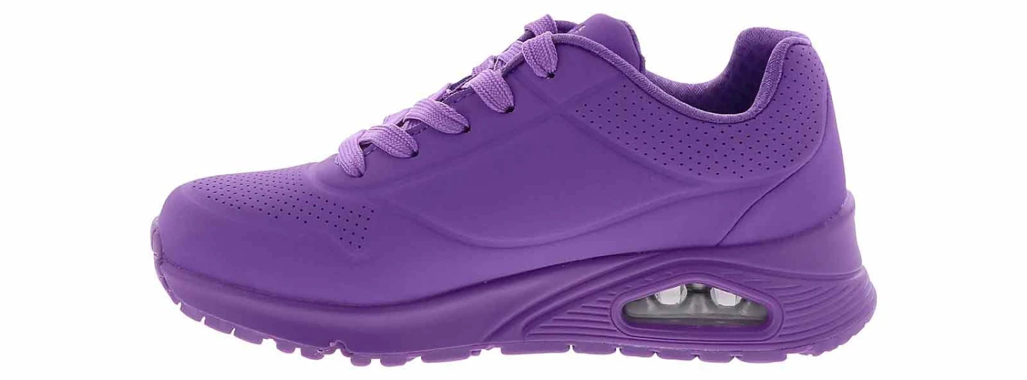 Skechers Uno Gen1 Neon Glow Girls’ (1-6) Athletic Sneaker 4 Skechers Uno Gen1 Neon Glow Girls’ (1-6) Athletic Sneaker - Image 4
