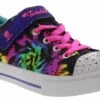 Skechers Twinkle Sparks Stormy Brights Girls’ (11-3) Athletic Sneaker