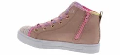 Skechers Twinkle Sparks Star Glitz Girls’ (11-3) Sneaker -Bearpaw Shop skechers 314792l gdmt twinklesparksstarglitz metallic04