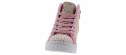 Skechers Twinkle Sparks Star Glitz Girls’ (11-3) Sneaker -Bearpaw Shop skechers 314792l gdmt twinklesparksstarglitz metallic06