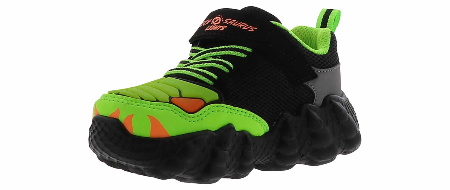 Skechers Skech-O-Saurus Toddler Boys’ (5-10) Light-Up Shoe 4 Skechers Skech-O-Saurus Toddler Boys’ (5-10) Light-Up Shoe - Image 4