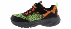Skechers Dino-Lights Boys’ (11-4) Running Shoe -Bearpaw Shop skechers 400615l bkor dinolights black04