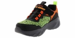 Skechers Dino-Lights Boys’ (11-4) Running Shoe -Bearpaw Shop skechers 400615l bkor dinolights black05