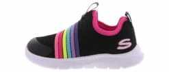 Skechers Comfy Flex 2.0 Toddler Girls’ (6-10) Athletic Shoe -Bearpaw Shop skechers comfyflex2rainbowfrenzy 302171nbkmt black04