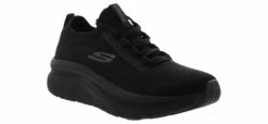 Skechers D’Lux Walker Women’s Slip Resistant Work Shoe -Bearpaw Shop skechers dluxwalker 108017blk black01