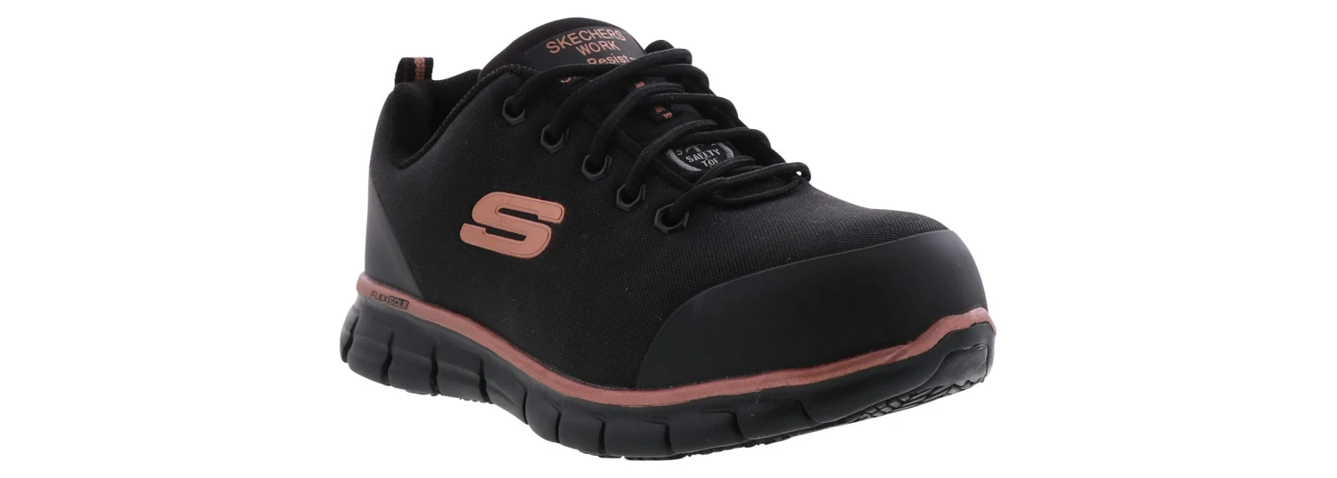 Skechers Sure Track-Chiton Women’s Non-Slip Safety 1 Skechers Sure Track-Chiton Women’s Non-Slip Safety