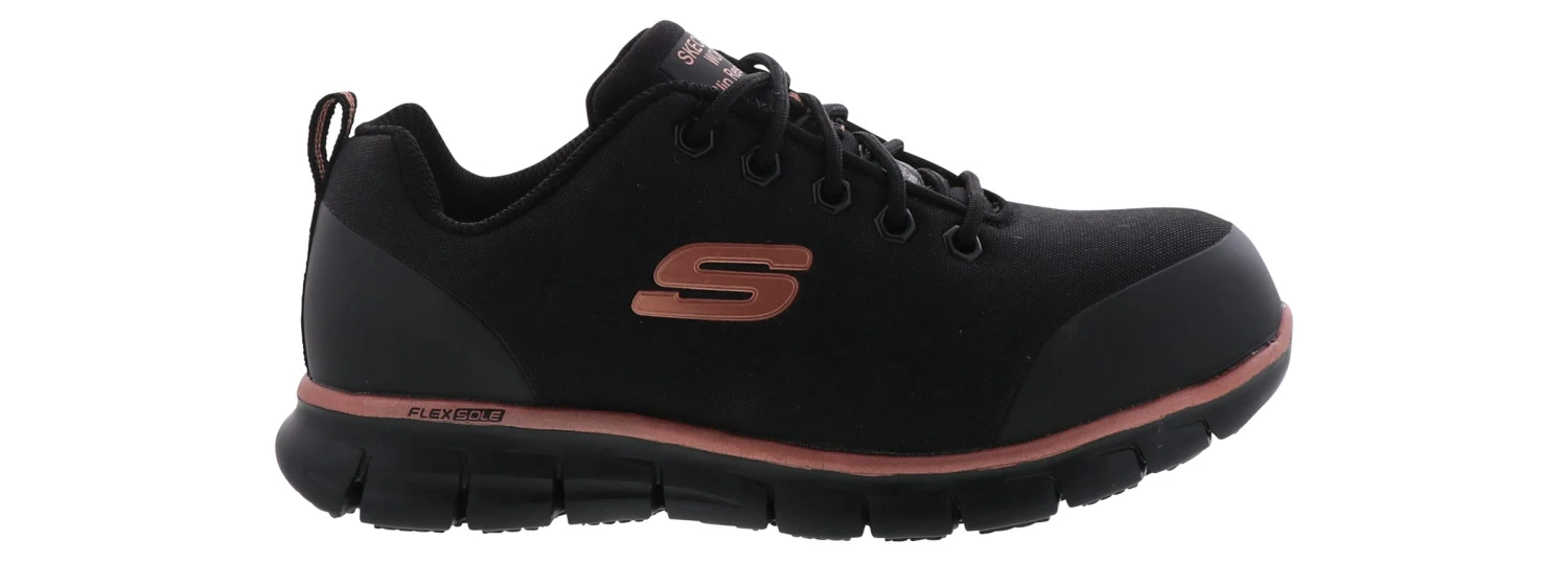 Skechers Sure Track-Chiton Women’s Non-Slip Safety 2 Skechers Sure Track-Chiton Women’s Non-Slip Safety - Image 2