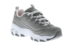 Skechers D'Lites Me Time Women's Athletic Shoe 10 Skechers D'Lites Me Time Women's Athletic Shoe -Bearpaw Shop skechers dlites me time grey white05