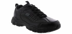 Skechers Soft Stride Fambli Men’s Wide-Width Slip Resistant Work Shoe -Bearpaw Shop sksk softstridefambli 200080wblk black01