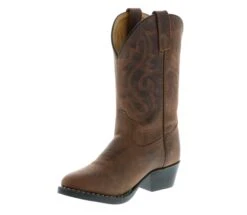 Smoky Mountain Denver (4-7) Boys' Western Boot -Bearpaw Shop smokymountain denver youth brown05