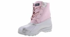 Sperry Port Girls’ (13-6) Duck Boot -Bearpaw Shop sperry portboot sck165396 pink05