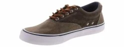 Sperry Striper II Waxy Men’s Casual Shoe -Bearpaw Shop sperry sts23464 striperiiwaxycanvas brown05