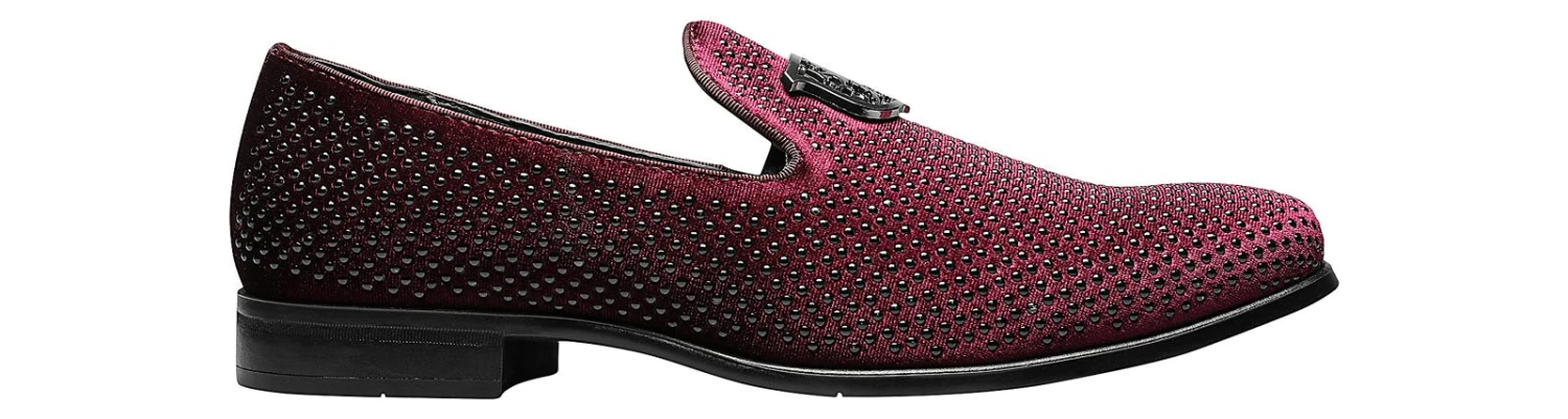 Stacy Adams Swagger Burgundy Men's Dress Shoe 2 Stacy Adams Swagger Burgundy Men's Dress Shoe - Image 2