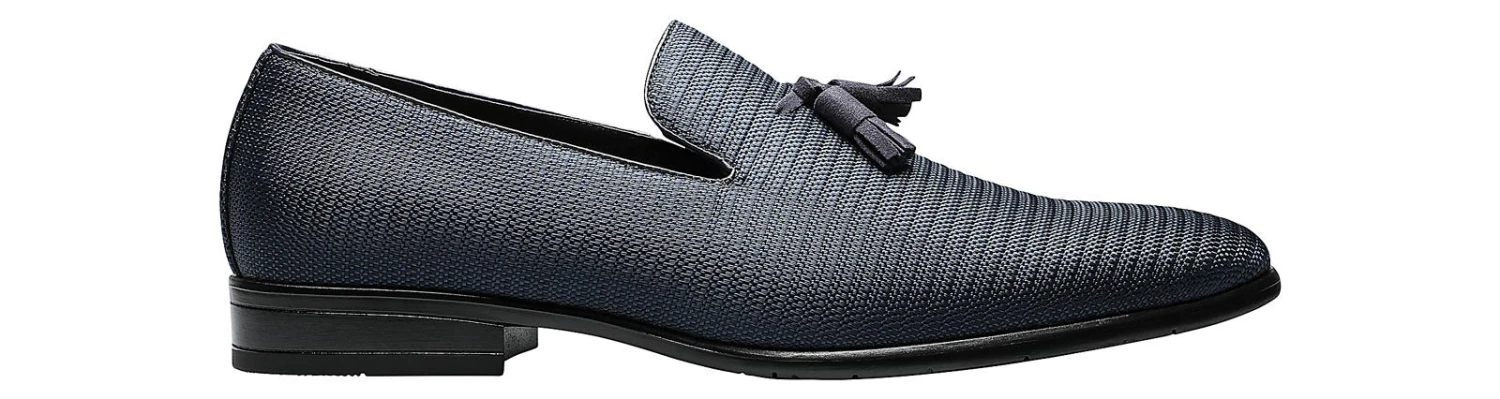 Stacy Adams Tazewell Navy Men's Dress Shoe 2 Stacy Adams Tazewell Navy Men's Dress Shoe - Image 2