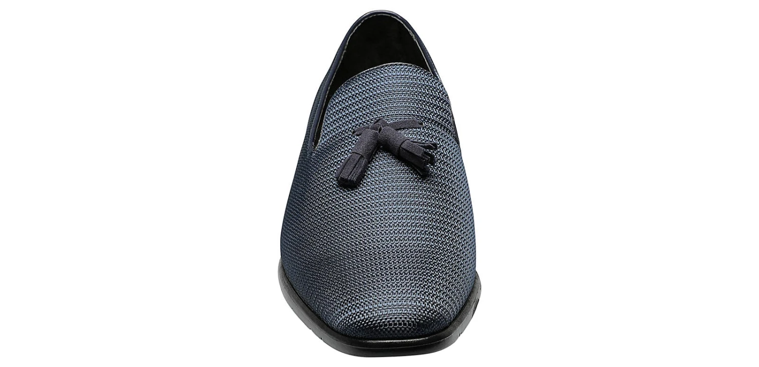 Stacy Adams Tazewell Navy Men's Dress Shoe 5 Stacy Adams Tazewell Navy Men's Dress Shoe - Image 5