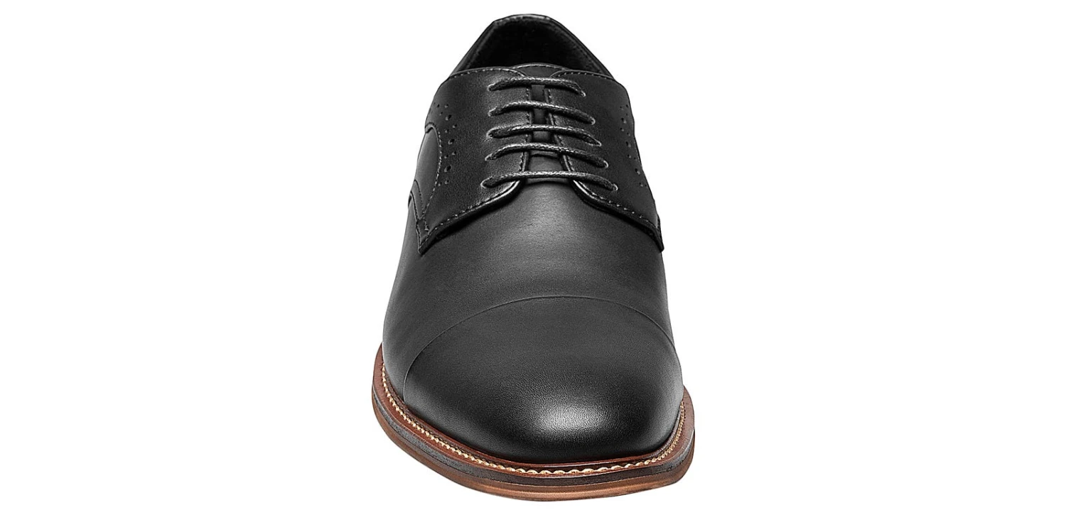 Stacy Adams Maddox Black Matte Men's Oxford Shoe 5 Stacy Adams Maddox Black Matte Men's Oxford Shoe - Image 5