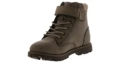 Stride Rite Jill Toddler Girls’(5-10) Combat Boot -Bearpaw Shop striderite kg023401 jillcheetahcombat metallic05