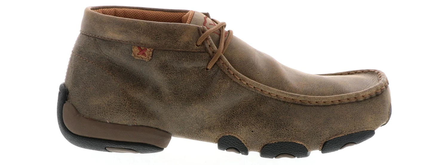 Twisted X Driving Moccasin Men's Short Boot - Beige 2 Twisted X Driving Moccasin Men's Short Boot - Beige - Image 2