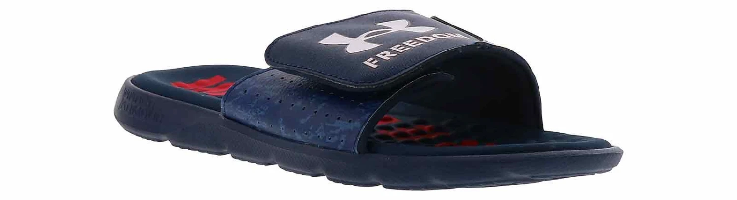 Under Armour Ignite Freedom Navy Men’s Slide Sandal 1 Under Armour Ignite Freedom Navy Men’s Slide Sandal