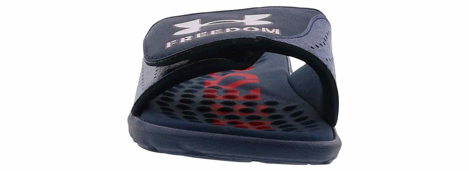 Under Armour Ignite Freedom Navy Men’s Slide Sandal 6 Under Armour Ignite Freedom Navy Men’s Slide Sandal - Image 6