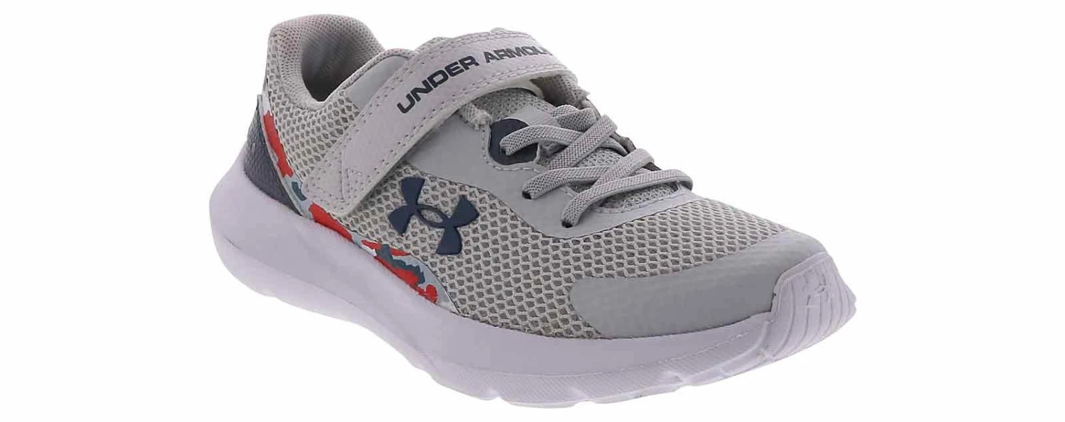 Under Armour BPS Surge 3 Print Boys’ (11-3) Running Shoe 1 Under Armour BPS Surge 3 Print Boys’ (11-3) Running Shoe