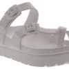 Unionbay Jessy White Platform Strap Women’s Sandal