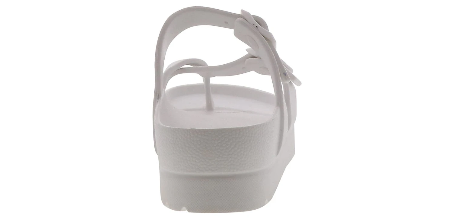 Unionbay Jessy White Platform Strap Women’s Sandal 3 Unionbay Jessy White Platform Strap Women’s Sandal - Image 3