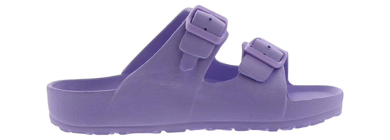 Unionbay Sunnie Lilac Women’s Two-Band Slide Sandal 2 Unionbay Sunnie Lilac Women’s Two-Band Slide Sandal - Image 2