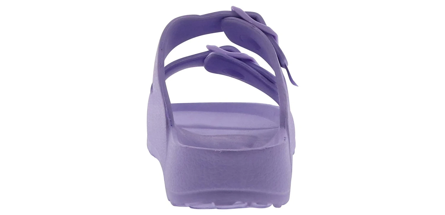 Unionbay Sunnie Lilac Women’s Two-Band Slide Sandal 3 Unionbay Sunnie Lilac Women’s Two-Band Slide Sandal - Image 3