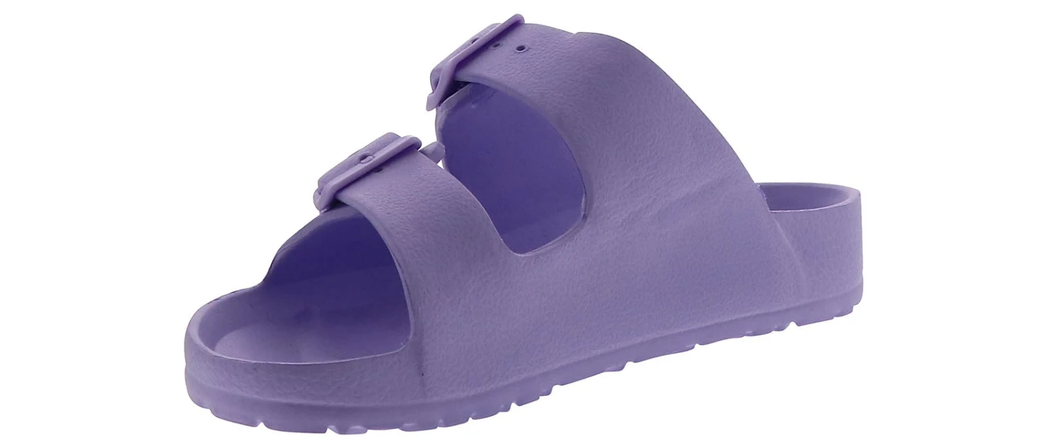 Unionbay Sunnie Lilac Women’s Two-Band Slide Sandal 5 Unionbay Sunnie Lilac Women’s Two-Band Slide Sandal - Image 5