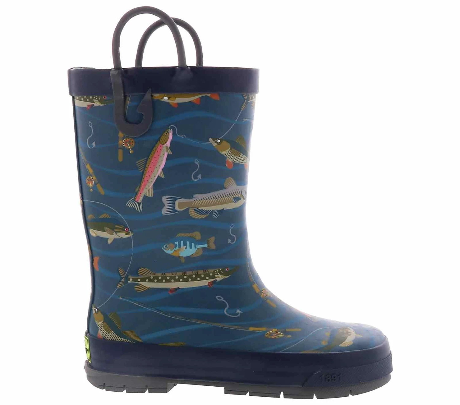 Western Chief Gone Fishin Boys’ (12-3) Rain Boot 2 Western Chief Gone Fishin Boys’ (12-3) Rain Boot - Image 2