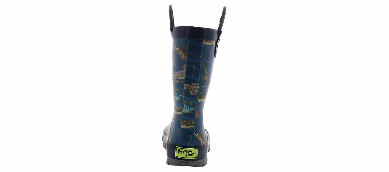 Western Chief Gone Fishin Boys’ (12-3) Rain Boot 3 Western Chief Gone Fishin Boys’ (12-3) Rain Boot - Image 3
