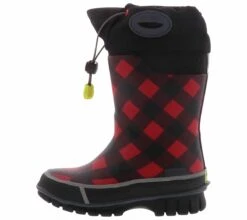 Western Chief Buffalo Winerprene Girls’ (1-5) Snow Boot -Bearpaw Shop westernchief 24104416b black buffalowinterprene red04 2