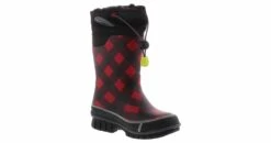 Western Chief Buffalo Winerprene Girls’ (1-5) Snow Boot -Bearpaw Shop westernchief 24104416b black buffalowinterprene red05 2