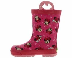 Western Chief Minnie Love Toddler Girls’ (5-10) Rain Boot -Bearpaw Shop westernchief 68106345b pink minnieloverainboot pink04